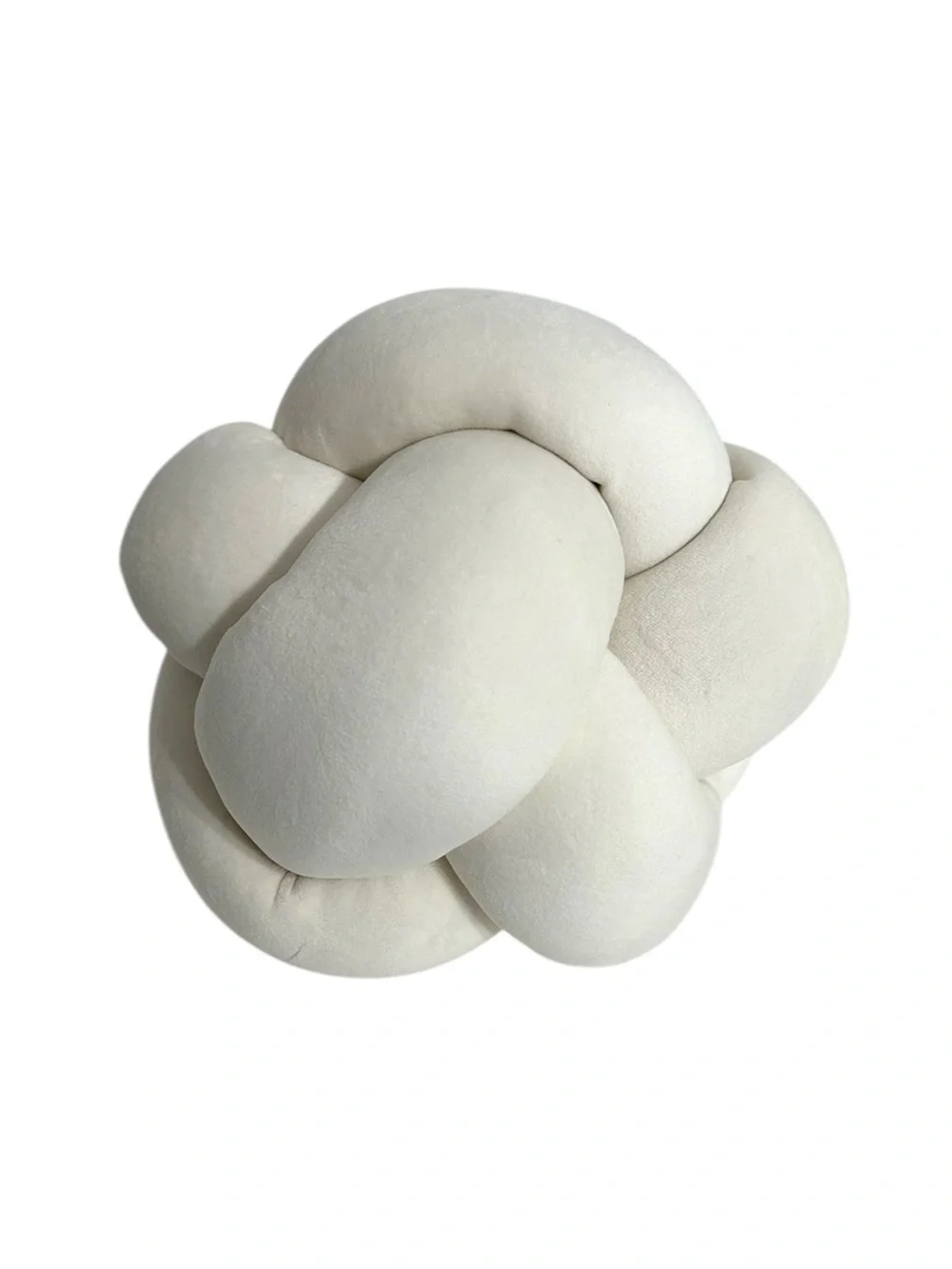 Room Essentials Off White Knot Toss Throw Pillow Modern Sculptural Decor